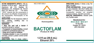 Bactoflam 1.0 fl oz Bottle Label.jpg Bactoflam 1.0 fl oz Bottle Label